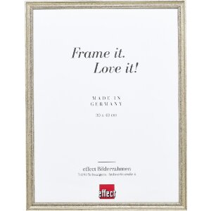 Effect Bilderrahmen Holz Profil 66 antiksilber 20x28 cm...