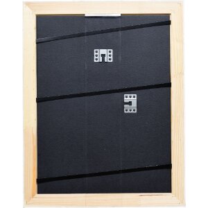 Рамка з дерева профіль 68, білий молочний, 60x90 см, з прозорим склом