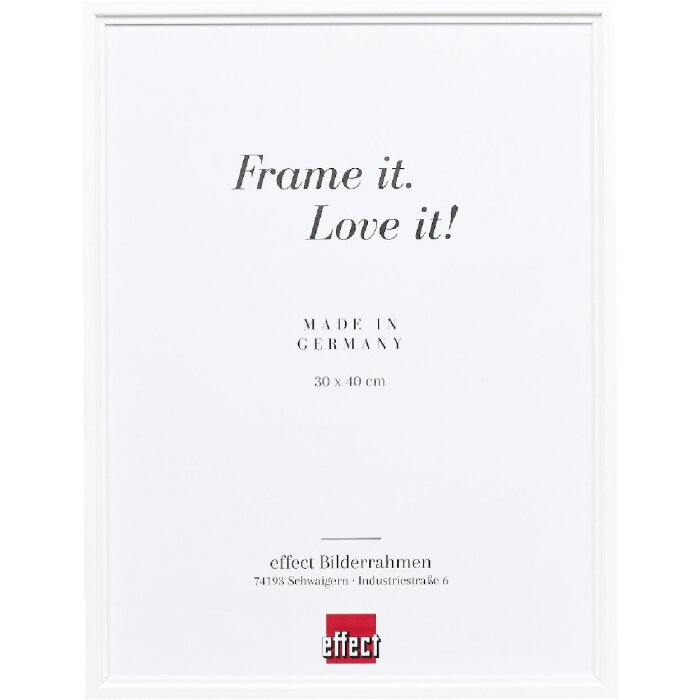 Лісовий фотошарнік Profil 69, білий, 40x50 см, з чистим склом