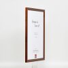 Эффектная деревянная рамка профиль 89 темно-коричневый 14,8x21 см обычное стекло