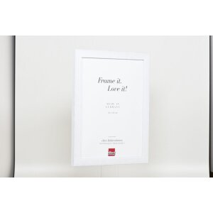 Эффектная фоторамка 2310 белая 40x40 см обычное стекло