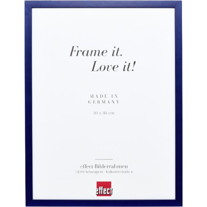 Фоторамка з дерева Profil Top S, синя, 18x32 см, з нормальним склом