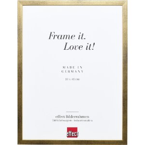 Effect Holzrahmen Profil Top S gold 30x45 cm mit Normalglas