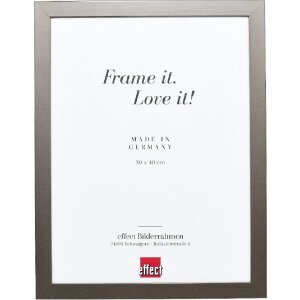 Effect Holzrahmen Profil Top Pro platin 7x10 cm Klarglas