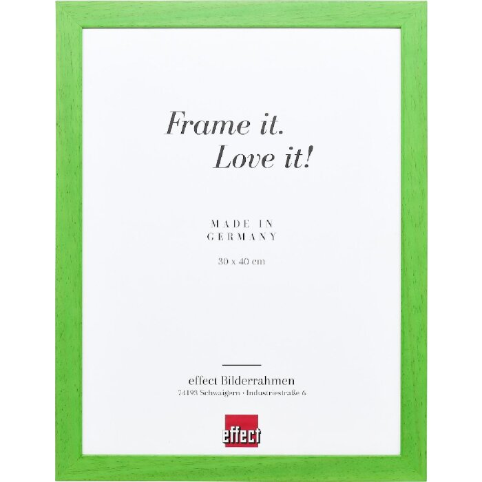 Фоторамка Effect з деревяним профілем Top Pro, морський зелений, 20x30 см, з чистим склом
