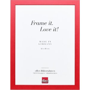 Effect Holzrahmen Profil Top Pro rot 25x70 cm Klarglas