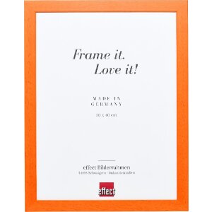 Effect Holzrahmen Profil Top Pro orange 50x60 cm Klarglas