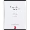 Effect Alu Profil S1 Brandschutzrahmen 20x30 cm schwarz Klarglas