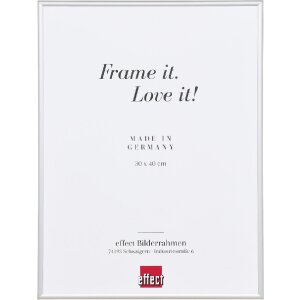 Рамка Effect Alu Profil S1, 35x50 см, срібляста, з чистим склом, незгоральна, для пожежної безпеки