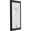 Effect A1 Brandschutzrahmen Profil S3 schwarz 70x100 cm Normalglas