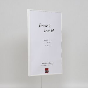 Ефектна пластикова рамка Art white 20x28 см з антибліковим склом