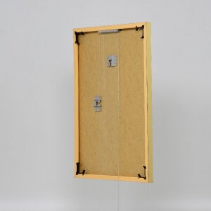 Эффектная пластиковая рамка Арт-золото 21x28 см антибликовое стекло