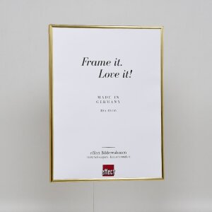 Эффектная пластиковая рамка Арт-золото 21x29,7 см антибликовое стекло