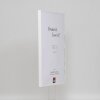 Ефектна пластикова рамка Art white 23x70 см з антибліковим склом
