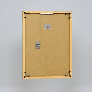 Эффектная пластиковая рамка Арт-золото 24x30 см антибликовое стекло