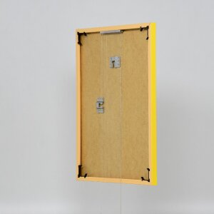 Эффектная пластиковая рамка Арт желтый 25x35 см антибликовое стекло