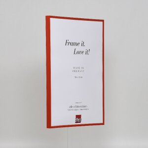 Эффектная пластиковая рама Арт красный 25x38 см антибликовое стекло