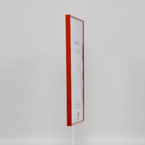 Ефектна пластикова рамка Art red 25x60 см з антибліковим склом