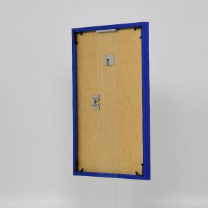 Ефектна пластикова рамка з антибліковим склом Art blue 28x35 см