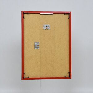 Ефектна пластикова рамка Art red 30x30 см з антибліковим склом