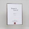 Эффектная пластиковая рама Art platinum 40x60 см антибликовое стекло