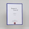 Ефектна пластикова рама з антибліковим склом Art blue 50x100 см