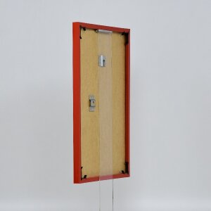 Ефектна пластикова рамка з антибліковим склом Art red 50x60 см