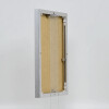 Эффектная алюминиевая фоторамка Quadro 18x27 см серебристое глянцевое антибликовое стекло