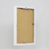 Эффектная алюминиевая фоторамка Quadro 20x25 см с белым антибликовым стеклом и задней панелью из МДФ