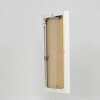Эффектная алюминиевая фоторамка Quadro 25x35 см с белым антибликовым стеклом и задней панелью из МДФ