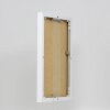 Эффектная алюминиевая фоторамка Quadro 25x35 см с белым антибликовым стеклом и задней панелью из МДФ
