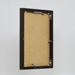 Эффектная алюминиевая фоторамка Quadro 25x35 см бронзовое антибликовое стекло