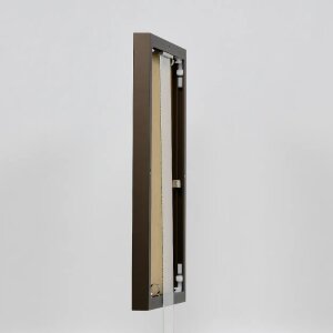 Эффектная алюминиевая фоторамка Quadro 25x35 см бронзовое антибликовое стекло