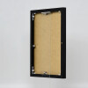 Эффектная алюминиевая фоторамка Quadro 40x50 см черное антибликовое стекло