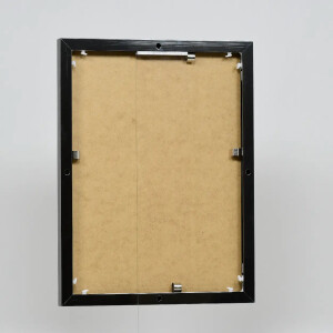 Эффектная алюминиевая фоторамка Quadro 40x50 см античное серебро антибликовое стекло МДФ