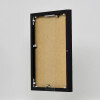 Эффектная алюминиевая фоторамка Quadro 50x65 см черное глянцевое антибликовое стекло