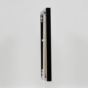 Эффектная алюминиевая фоторамка Quadro 30 5x91 5 см черный глянец с антибликовым покрытием