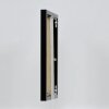 Эффектная алюминиевая фоторамка Quadro 30 5x91 5 см черный глянец с антибликовым покрытием