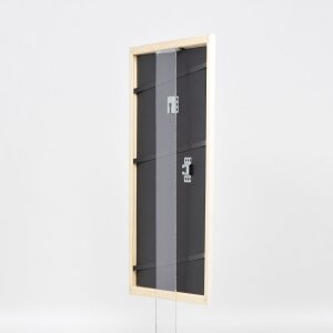 Эффектная деревянная рамка профиль 32 белый 21x28 см антибликовое стекло