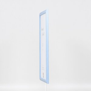 Эффектная деревянная рамка профиль 32 синий 21x28 см антибликовое стекло