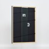 Эффектная фоторамка из массива дерева профиль 39 черный 21x28 см антибликовое стекло