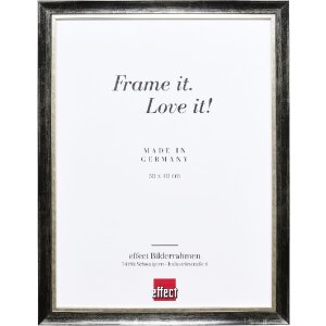 Effect Holz-Bilderrahmen Profil 40 Platin 18x24 cm...