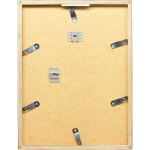 Фоторамка з дерев’яним профілем 42, антибликове скло, антик-золото, 40x40 см