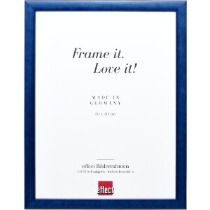 Effect Holz-Bilderrahmen Profil 43 royalblau 18x24 cm...