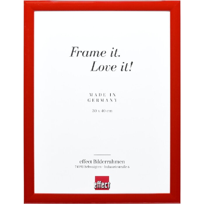 Фотопастка з дерева Profil 43, червона, глянцева, 50x65 см