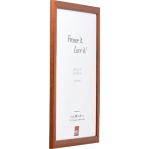 Лісовий деревяний рамка профіль 43, коричневий, 60x90 см, антибликове скло