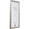 effect Bilderrahmen Holzrahmen Profil 44 silber 50x70 cm mit Antireflexglas