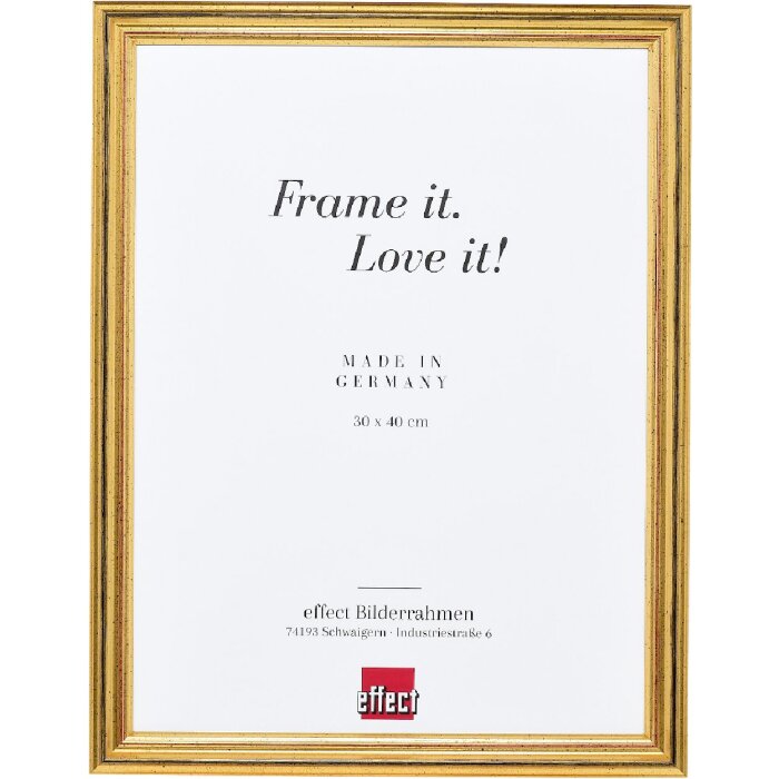 Effect Holzrahmen Profil 44 gold 59,4x84,1 cm