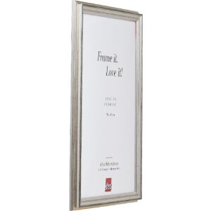 Effect Holzrahmen Profil 44 silber 59,4x84,1 cm