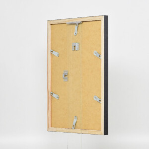 Фотопастка з деревяною рамкою Profil 48 сріблястого кольору 23x70 см з антибликовим склом